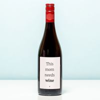 Wijnfles This Mom Needs Wine - Rood (Merlot)