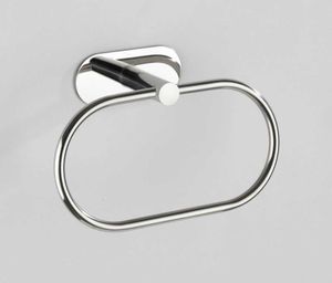 WENKO 24283100 handdoekhouder & -ring Handdoekring Wandmontage Zilver