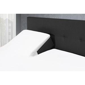 Nightsrest VP Dubbel Jersey Split Topper Hoeslaken - Wit Maat: 140x200/220 + 12cm