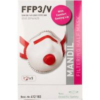 Mediware FFFP3 masker met ventiel (5 st)
