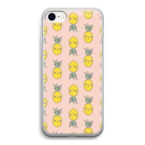 Ananas: iPhone SE 2020 Transparant Hoesje