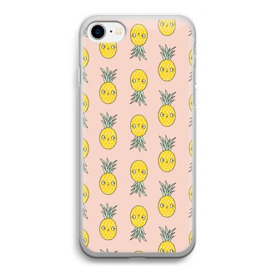 Ananas: iPhone SE 2020 Transparant Hoesje