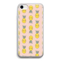 Ananas: iPhone SE 2020 Transparant Hoesje
