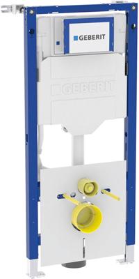 Geberit Duofix wc-element (2025) met Sigma UP320 inbouwreservoir 12cm (6/3 liter) met wandanker en geluidsisolatieset