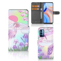 OPPO Reno 4 Pro 5G | Telefoonhoesje | Met pasjeshouder | Bird