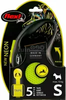 Flexi Rollijn Hondenriem Neon Geel S 5m