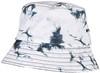 Flexfit FX5003BD Batik Dye Reversible Bucket Hat - Black-White/Black - One Size