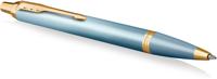 Parker IM Rituals balpen, turkoois GT, medium, giftbox