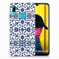 Huawei P Smart 2019 TPU Case Flower Blue