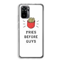 Fries before guys: Xiaomi Redmi Note 10 Pro Transparant Hoesje