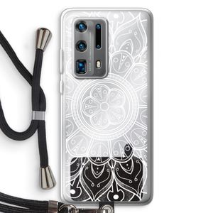 Roses Are Red: Huawei P40 Pro Plus Transparant Hoesje met koord