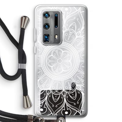 Roses Are Red: Huawei P40 Pro Plus Transparant Hoesje met koord