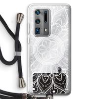 Roses Are Red: Huawei P40 Pro Plus Transparant Hoesje met koord Roses Are Red: Huawei P40 Pro Plus Transparant Hoesje met koord