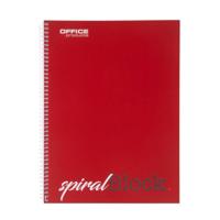 OFFICE products spiraalschrift, A4, 80 blad, gelijnd
