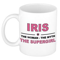 Iris The woman, The myth the supergirl cadeau koffie mok / thee beker 300 ml