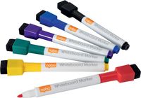 Nobo Mini whiteboardmarker, pak van 6 stuks, geassorteerde kleuren Nobo Mini whiteboardmarker, pak van 6 stuks, geassorteerde kleuren