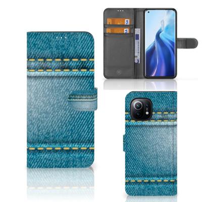 Xiaomi Mi 11 | Wallet Case | met Pasjes | Jeans