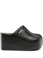 Coperni mules en cuir à plateforme - Noir - thumbnail