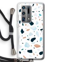 Terrazzo N°13: Huawei P40 Pro Plus Transparant Hoesje met koord