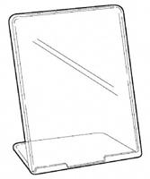 L-standaard A5 vertikaal bovenzijde open