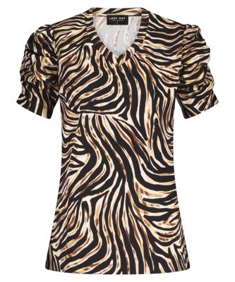 Lady Day Toya T-shirt Korte Mouw Tirza Print