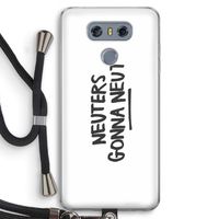 Neuters: LG G6 Transparant Hoesje met koord