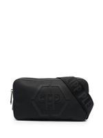 Philipp Plein sac banane à logo appliqué - Noir