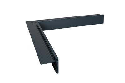 Aluminium Binnenhoek Antraciet RAL7016 - 60 x 64 x 500 mm Aluminium Binnenhoek Antraciet RAL7016 - 60 x 64 x 500 mm