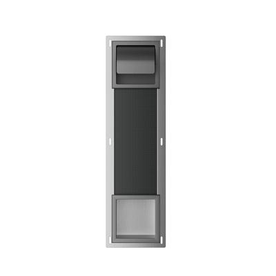 Reserverolhouder set Xellanz Rocko | Inbouw | Incl.Toiletrolhouder | Incl.Inzetstuk | Met klep | Gunmetal