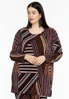 Yoek Tuniek wijd STRIPES | Zwart | Maat 54/56