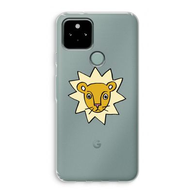 Kleine leeuw: Google Pixel 5 Transparant Hoesje