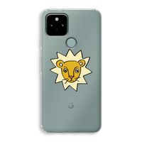 Kleine leeuw: Google Pixel 5 Transparant Hoesje