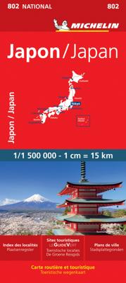 Wegenkaart - landkaart 802 Japan | Michelin Wegenkaart - landkaart 802 Japan | Michelin