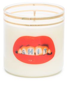 Seletti bougie Lips en verre - Tons neutres