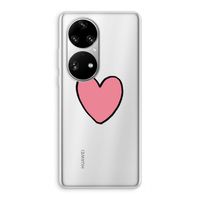 Hartje: Huawei P50 Pro Transparant Hoesje