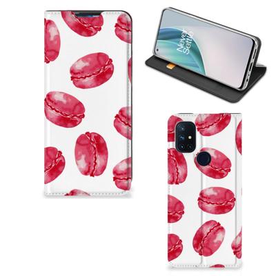OnePlus Nord N10 5G | Flip Style Cover | Pink Macarons