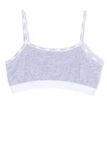 La Perla Kids soutien-gorge à logo imprimé - Gris