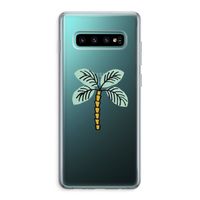 Palmboom: Samsung Galaxy S10 Plus Transparant Hoesje