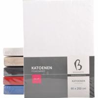 Bonnanotte Bonnanotte Hoeslaken Katoen Kiezel 180x220
