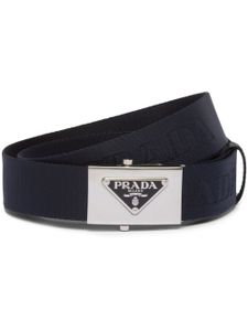 Prada Gespriem met logo - Blauw