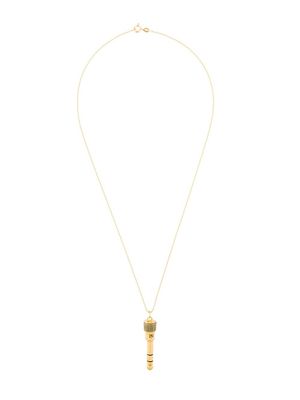 True Rocks collier à pendentif "Jack Plug" - Métallisé