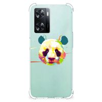OPPO A57 | A57s | A77 4G Stevig Bumper Hoesje Panda Color - thumbnail
