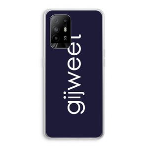 Gijweet: Oppo A95 5G Transparant Hoesje