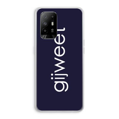 Gijweet: Oppo A95 5G Transparant Hoesje