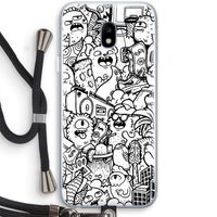 Vexx City #2: Samsung Galaxy J3 (2017) Transparant Hoesje met koord