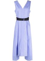 3.1 Phillip Lim robe longue évasée à design sans manches - Violet - thumbnail