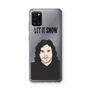 Let It Snow: Samsung Galaxy A31 Transparant Hoesje
