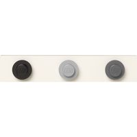 Room Copenhagen LEGO Wall Hanger Rack wandmontage Grijs, Zwart