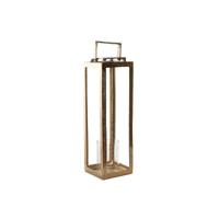 Lantaarn Home ESPRIT Gouden Aluminium Kristal Modern 20 x 20 x 74 cm