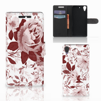 Hoesje HTC Desire 628 Watercolor Flowers - thumbnail